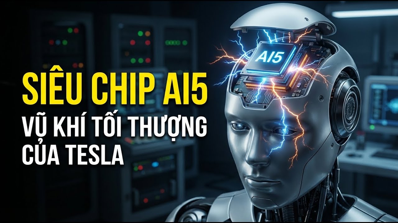 SIÊU CHIP AI-5 | BỘ NÃO CỦA ROBOT OPTIMUS GEN 3 #TeslaAI5 #OptimusGen3 #elonmusk  #robotics