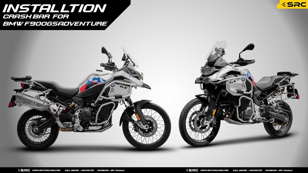 INSTALLTION CRASH BAR SRC FOR BMW F900GS ADVENTURE [SRC OFFICIAL]