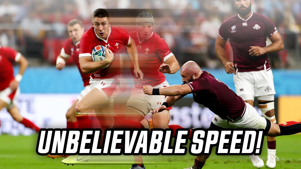 Impossibly Fast Rugby Players Scoring Tries!