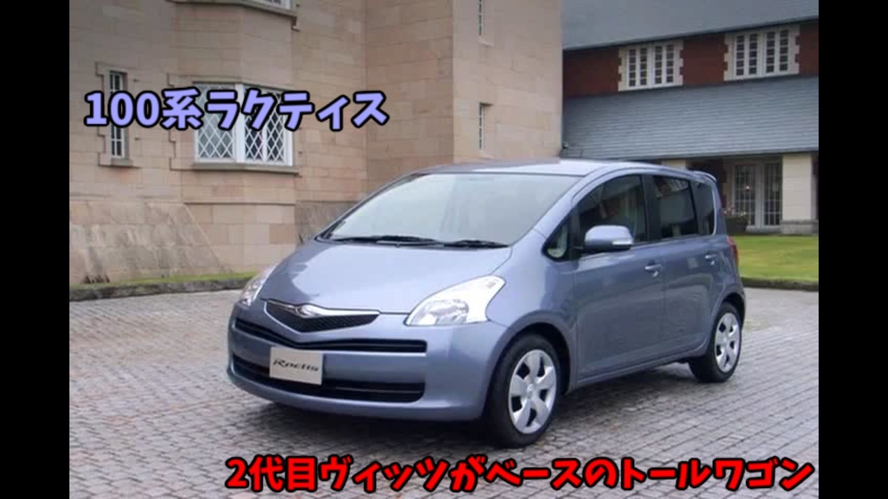 初代 100系 トヨタ ラクティス ビデオカタログ