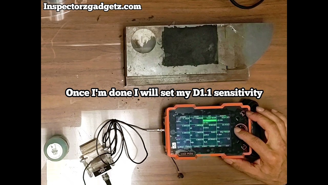 GE USM GO+ AWS D1.1 calibration
