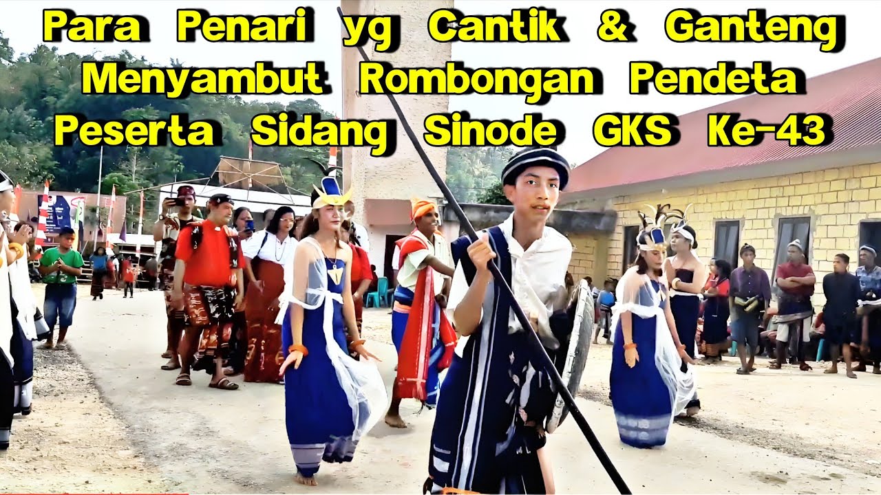 Tarian Woleka dan Gasa Kako Sumba Barat Daya Irama Gong Sumba di Acara Sidang Sinode GKS