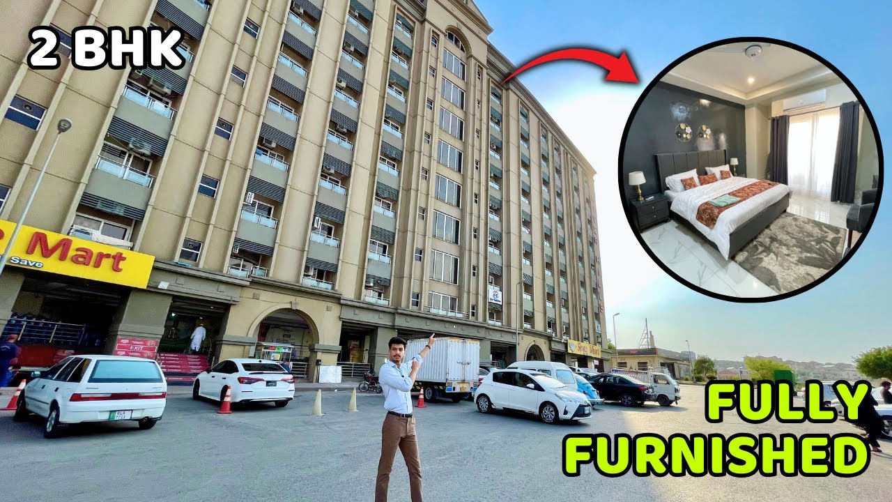 Most Expensive Fully Furnished 2 BHK Apartment In Bahria Islamabad