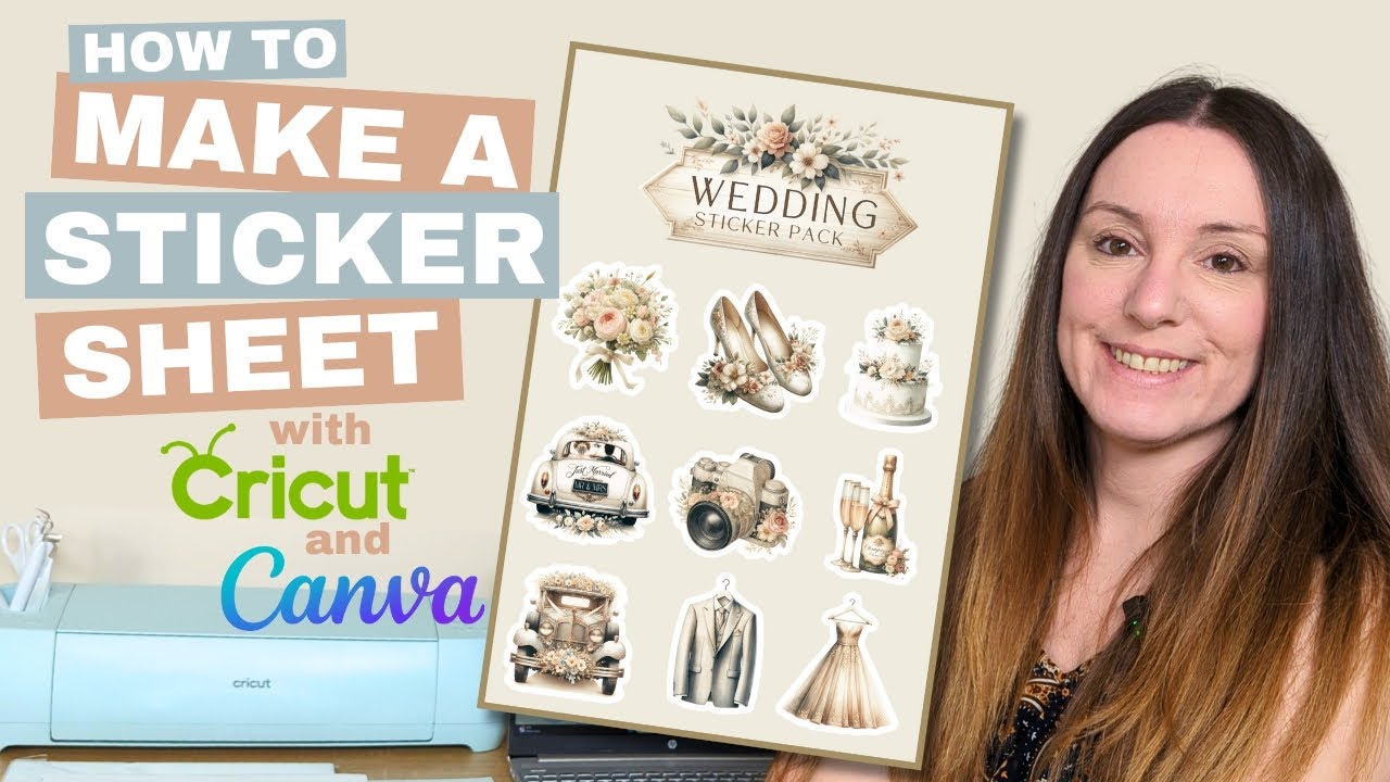 Как сделать листы с наклейками с помощью Cricut Explore 3 и Canva | Инструкция по печати и выреза...