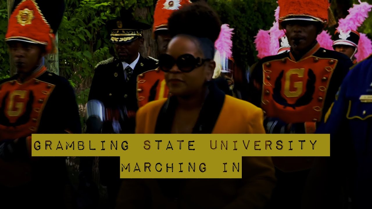 Grambling State University marching in to the space city classic 2024 against Texas Southern ￼