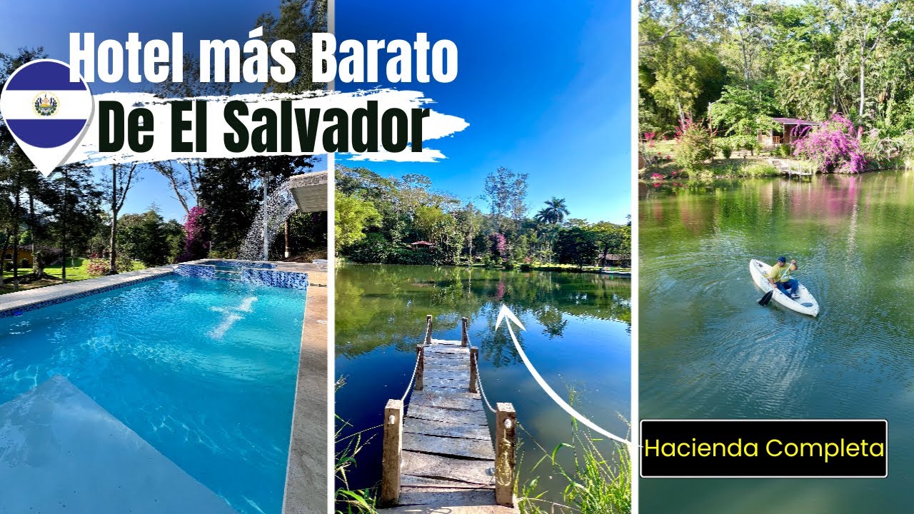 Una Hacienda Completa por $60 😳 Lo más Económico y Hermosos de El Salvador 🇸🇻