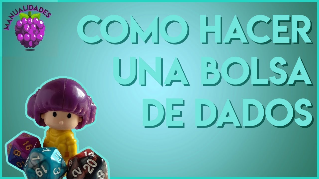 🎨Manualidades💡 Cómo hacer una bolsa de dados