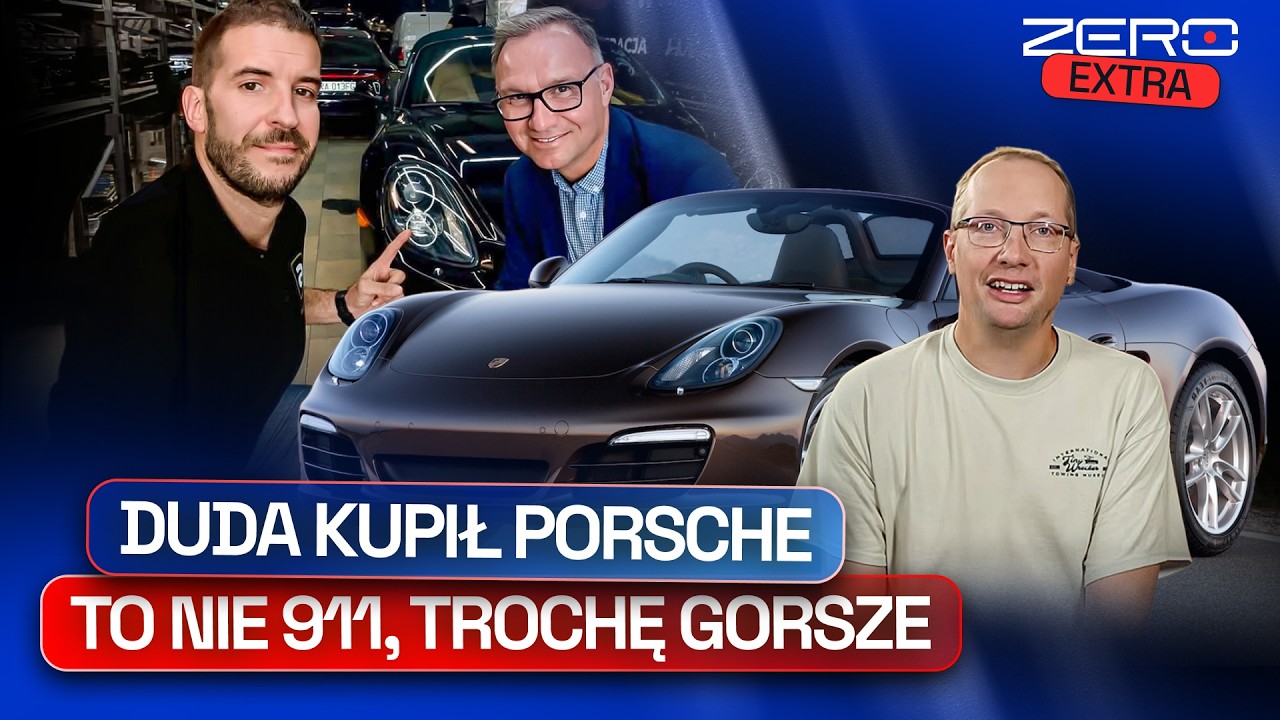 ZŁOMNIK: ANDRZEJ DUDA KUPIŁ PORSCHE. MEDIA KŁAMIĄ, ŻE TO 911-TKA