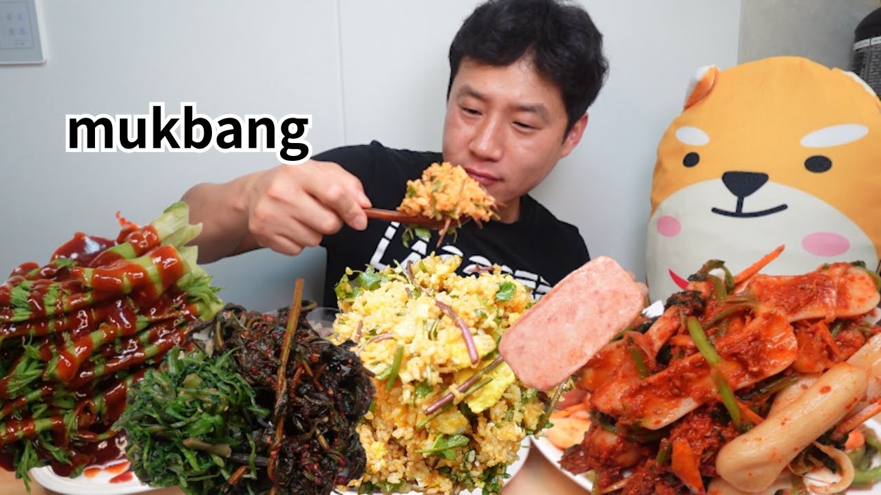어머니께서보내주신반찬!!!집밥먹방(home food mukbang)1080p60