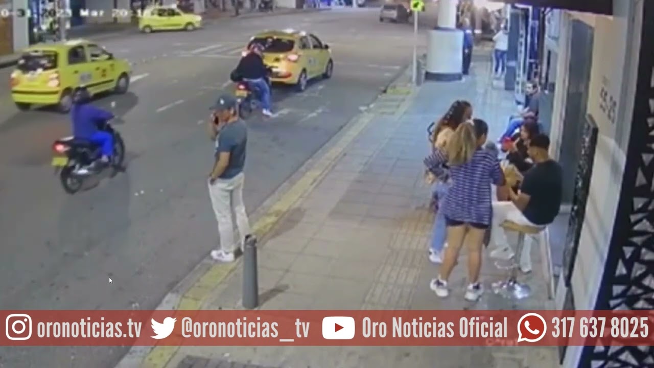 Fracaso de 'motoladrones' en intento de robo en Bucaramanga #Shorts | Oro Noticias