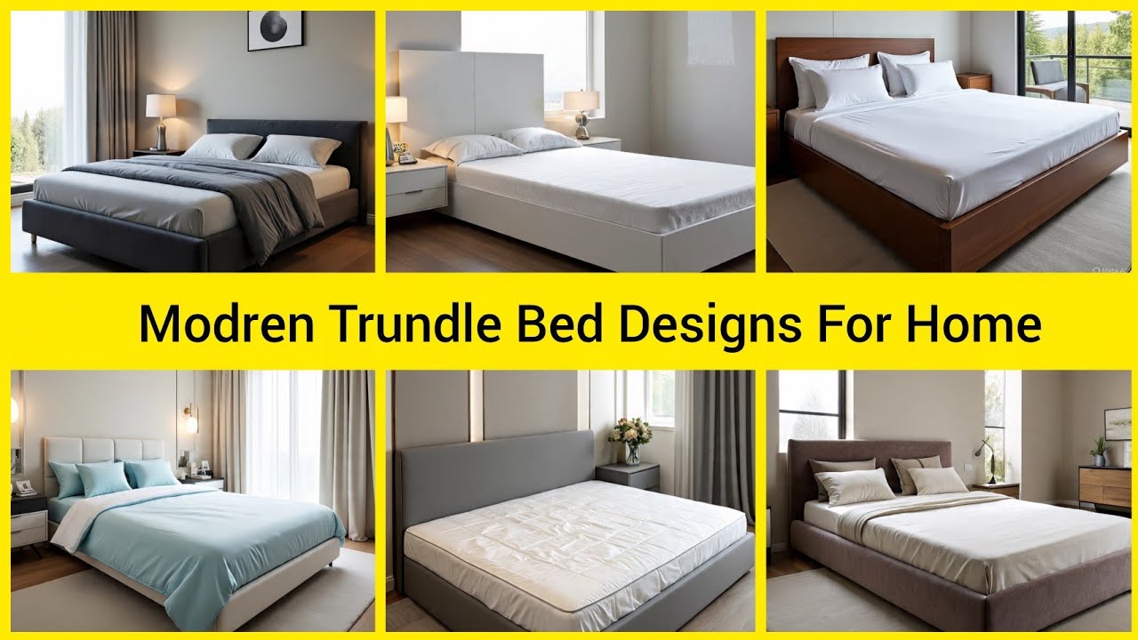 Creative ways to style your trundle bed | Modern trundle bed designs for small spaces