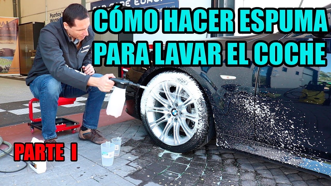 Cómo hacer espuma para lavar el coche - Parte 1
