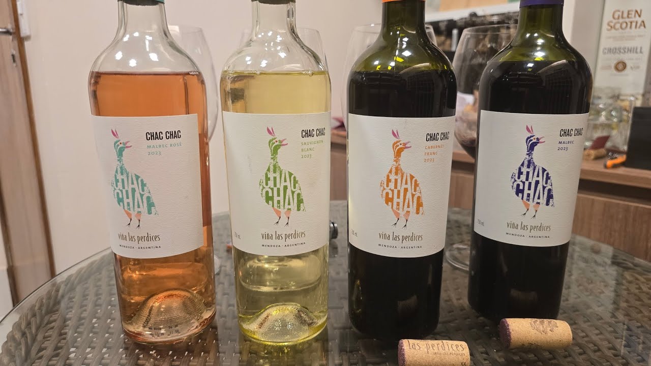 Vinho chac chac e bom linha completa rose branco cabernet franc malbec 