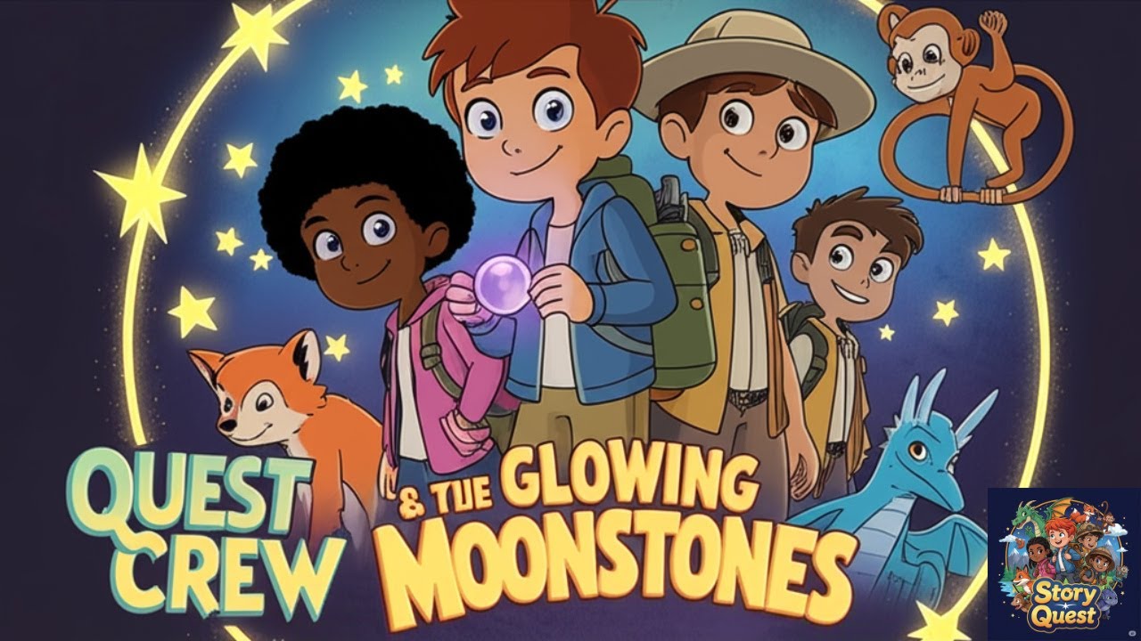 Quest Crew & The Glowing Moonstones | Animated Story For Kids