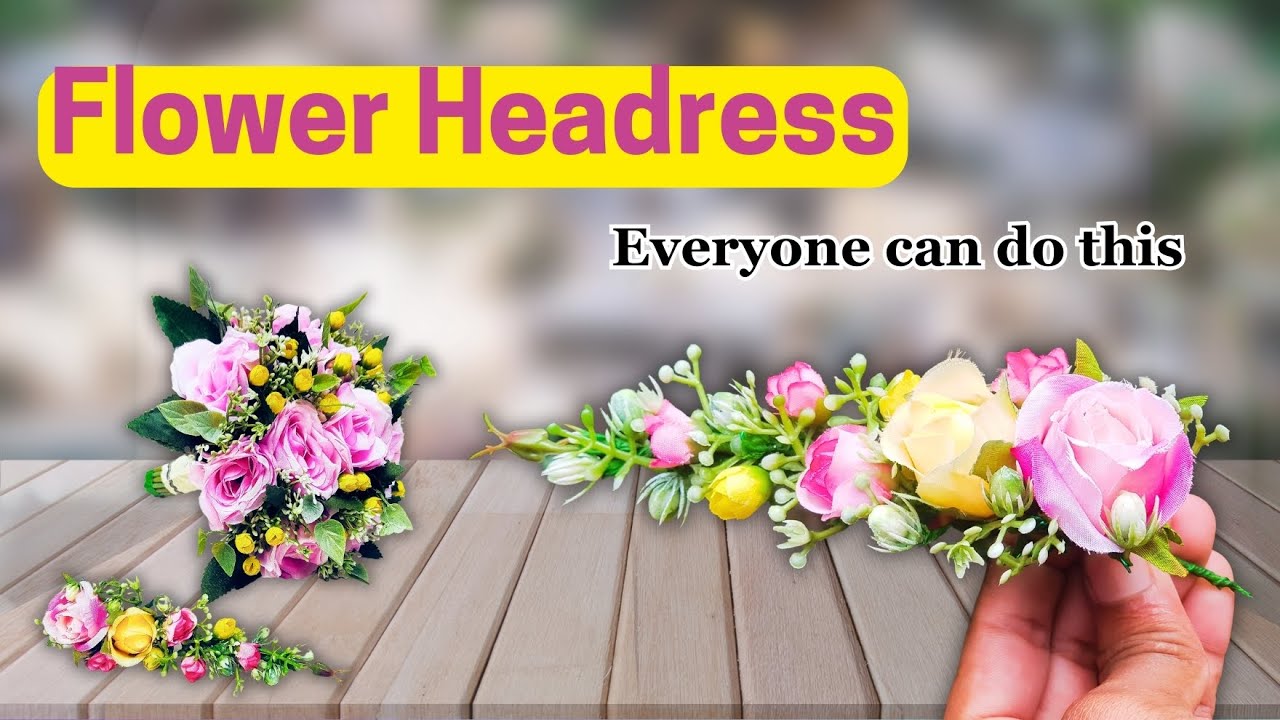 DIY Floral Headpiece Tutorial: How to Make a Bridal Headdress | Secret Bridal Headdress Tutorial