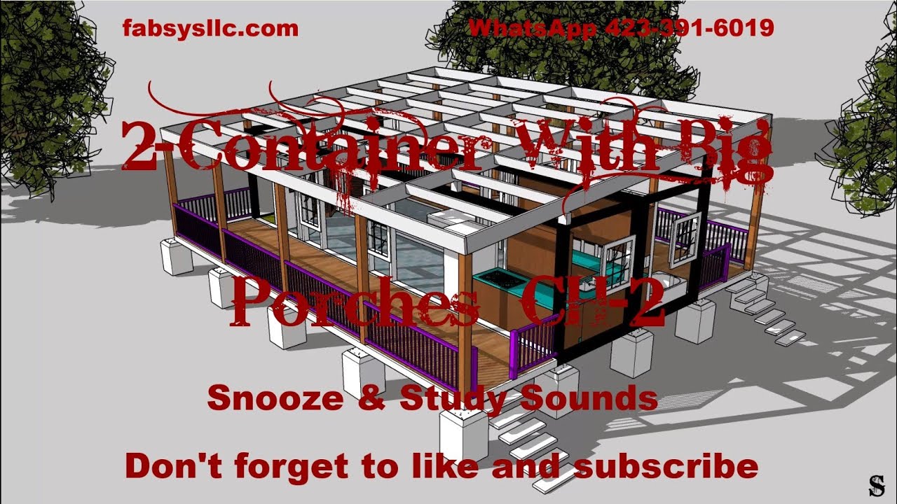 2 Container House with Big Porches - Fabsys, LLC