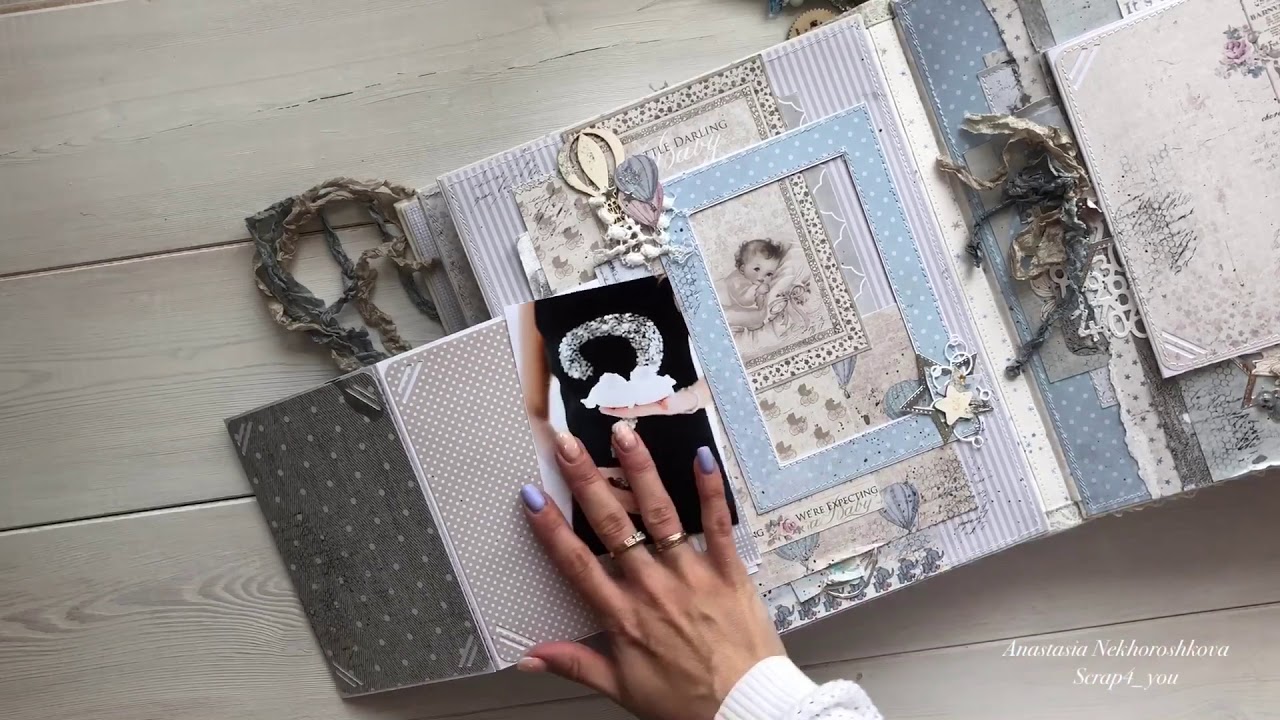 Детский альбом для мальчика / Baby album Maja Design Vintage Baby
