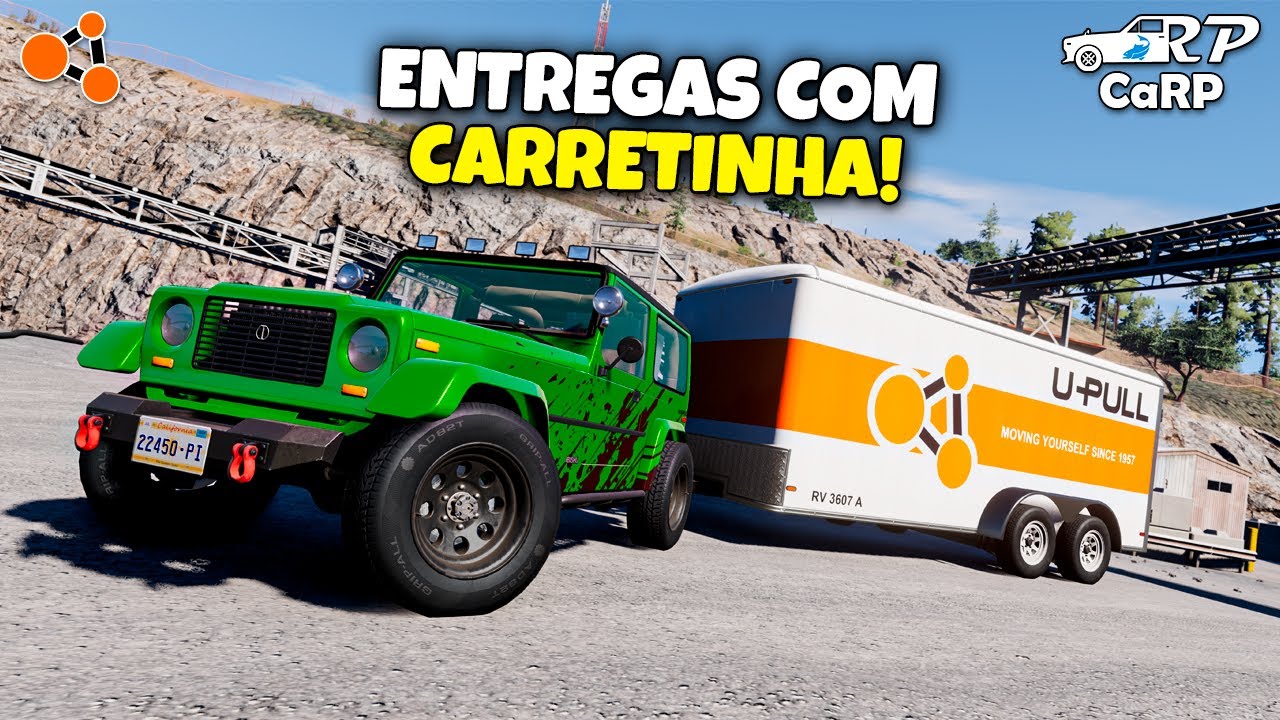 COMPREI A LICENÇA PARA TRANSPORTAR CARRETINHA! | BeamNG.Drive ROLEPLAY (CaRP) #15