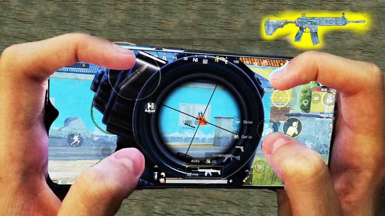 Redmi Note 8 Pro PUBG | HANDCAM | BEST M416 SPRAY | 4 Finger + Full Gyro | Redmi Note 8 Pro #99