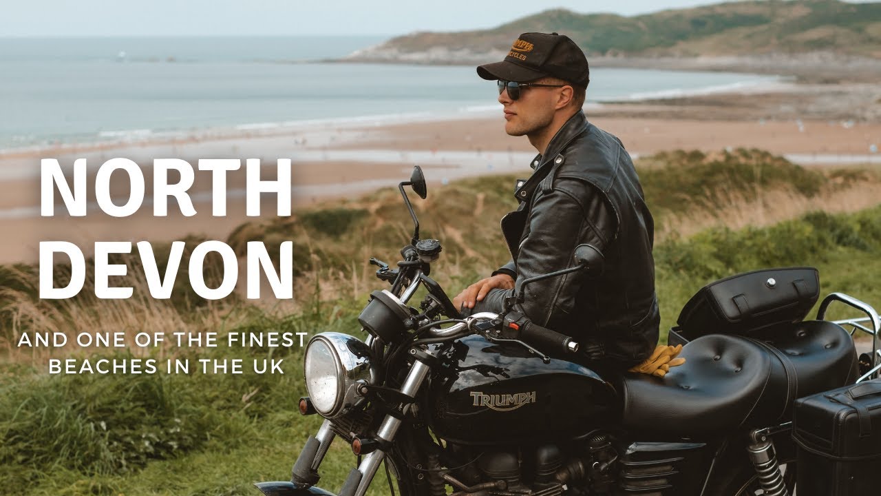 North Devon | One of the Best Beaches in the UK- Woolabombe Beach | Motorcycle Road Trip