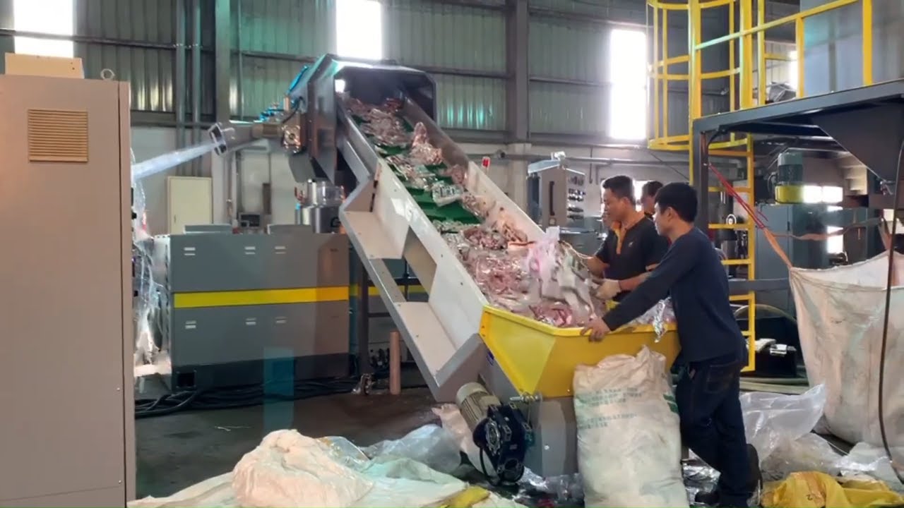PE Film Recycling Machine | KRIEGER-85 |  200-300 kg/hr - Genius Machinery