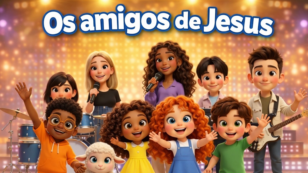 ✨🎶 Os Doze Amigos de Jesus | Amadinhos do Pai 🎶✨
