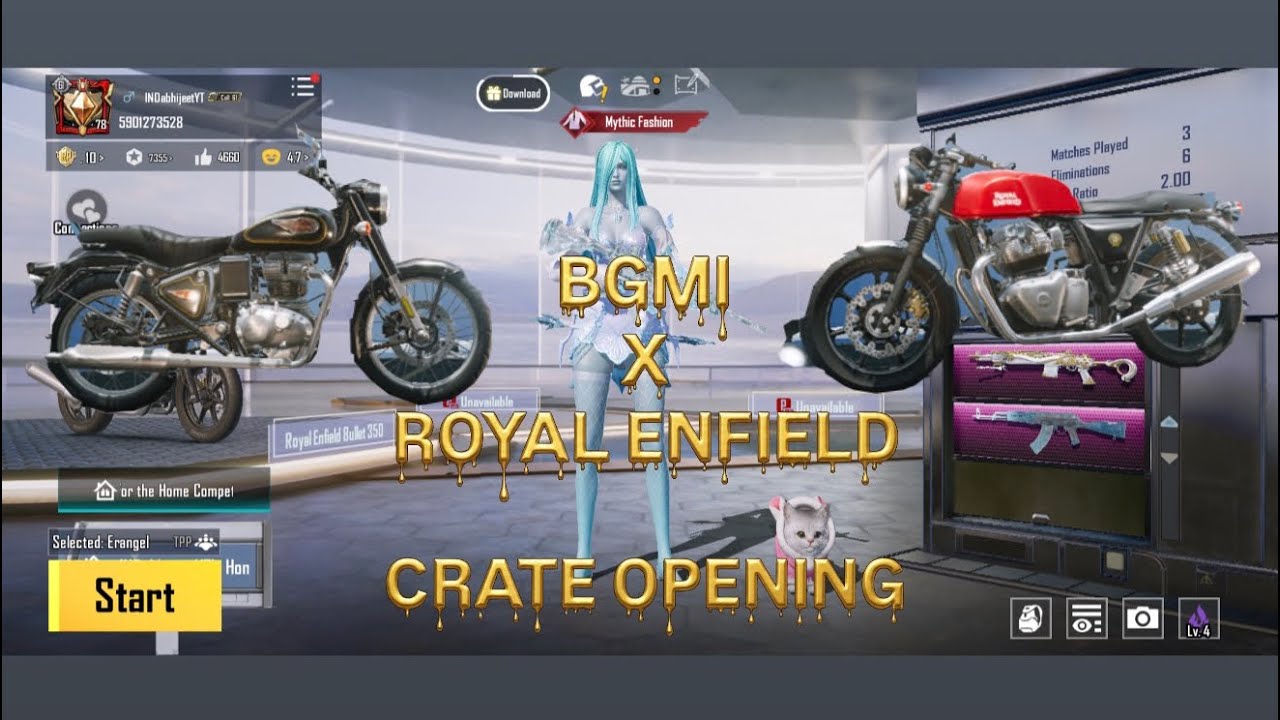 BGMI CONTINENTAL GT 650 CRATE OPENING ❤️‍🔥🔱