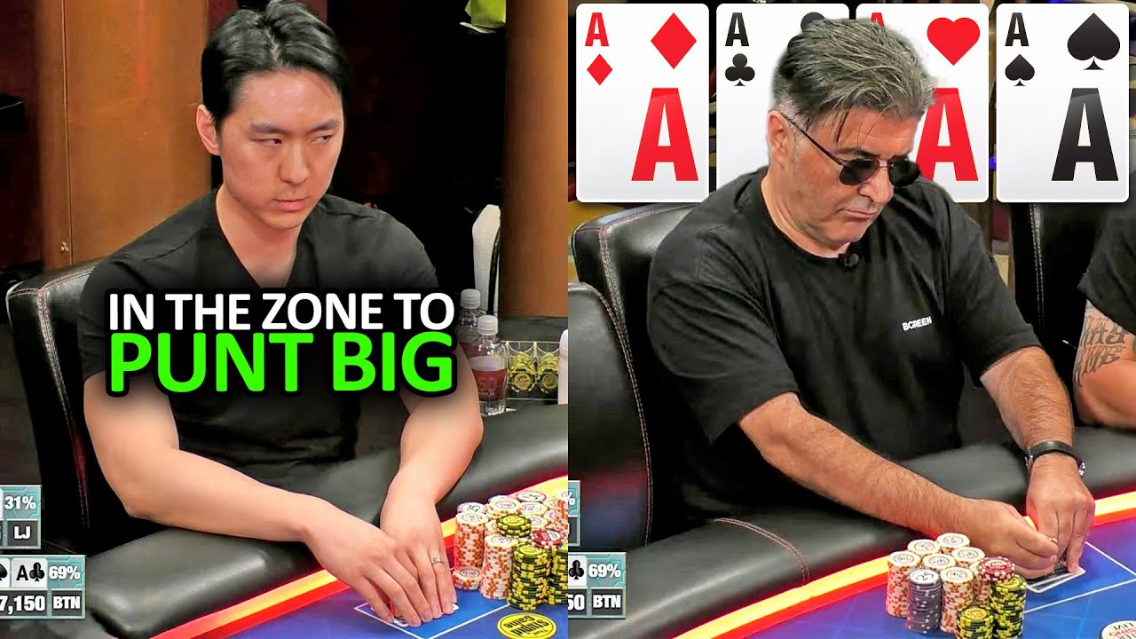 He's PRAYING That Luda Chris Has A FULL HOUSE In This Hand @Hustler Casino Live