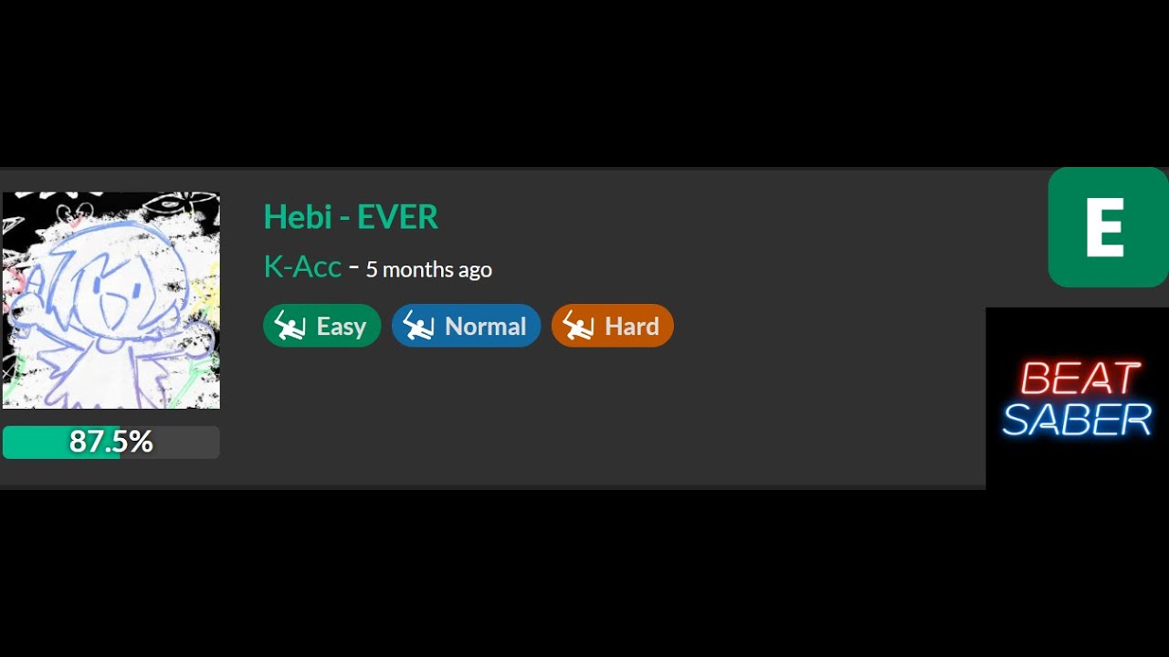 늘 (EVER) - Hebi (Easy) (Custom) [Beat Saber]