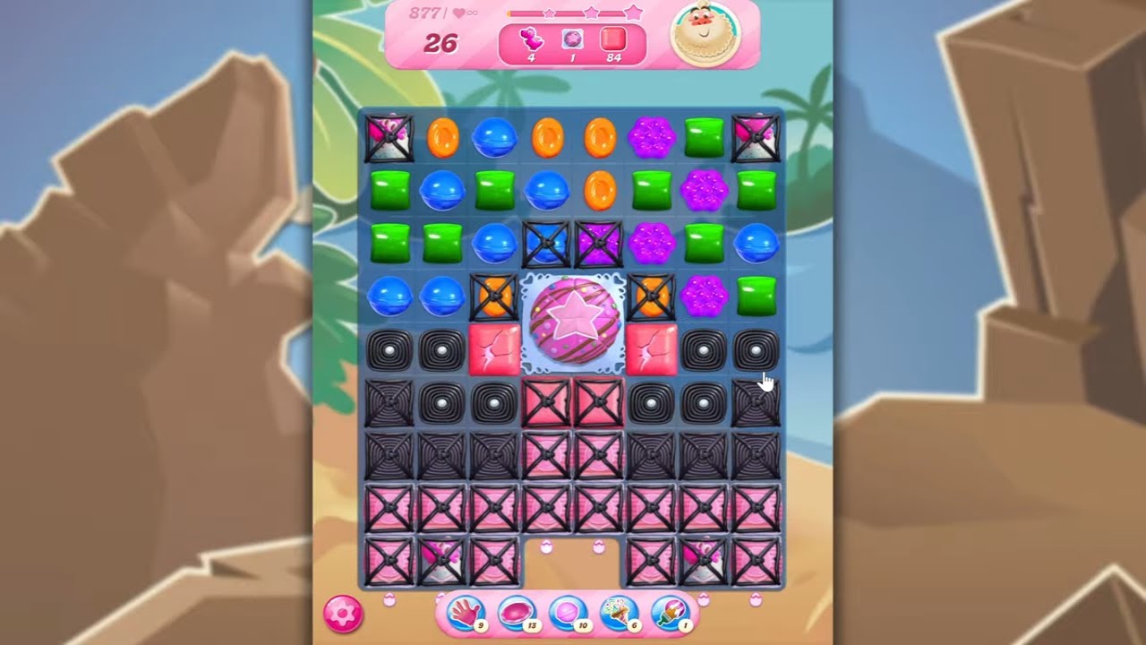 Candy Crush Saga LEVEL 877 NO BOOSTERS (new version)🐟☑️