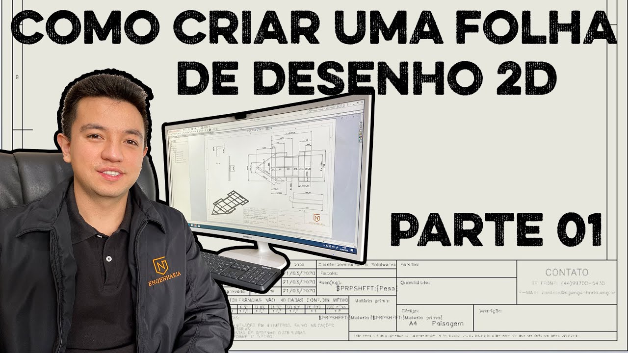 COMO CRIAR UMA FOLHA DE DESENHO PERSONALIZADA NO SOLIDWORKS - PARTE 01