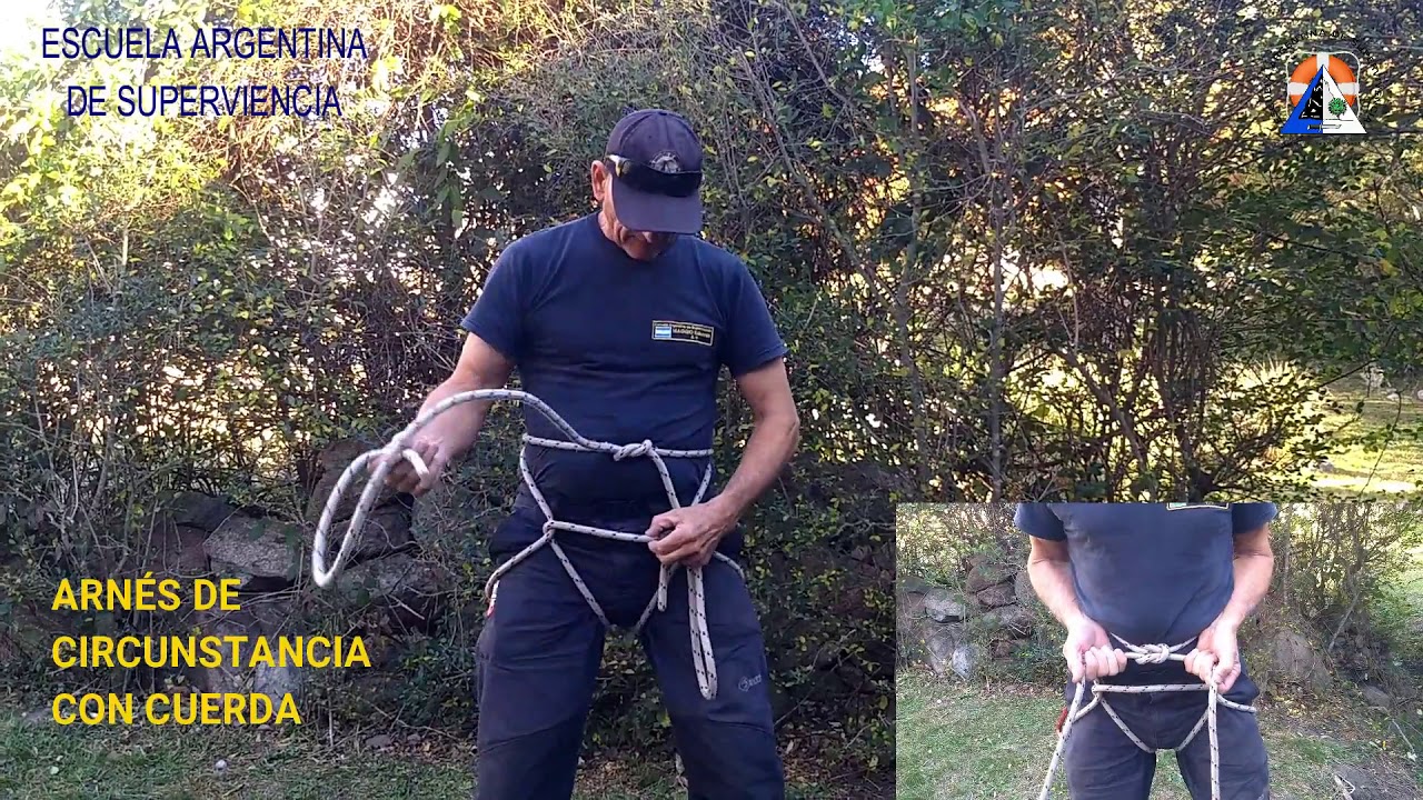 ARNÉS DE CIRCUNSTANCIA CON CUERDA