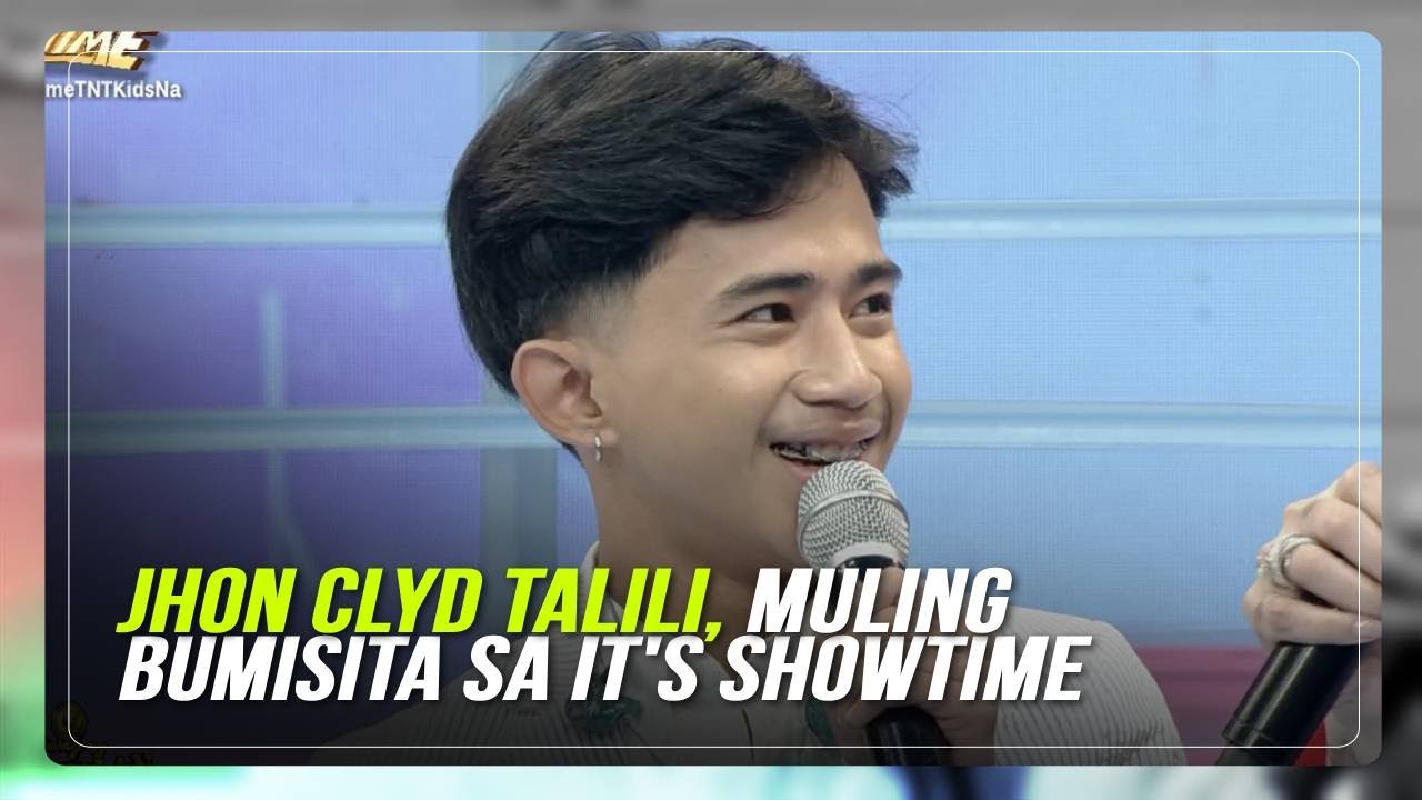 Jhon Clyd Talili, bumisita sa 'Showtime' para sa pagbabalik ng TNT Kids | ABS-CBN News