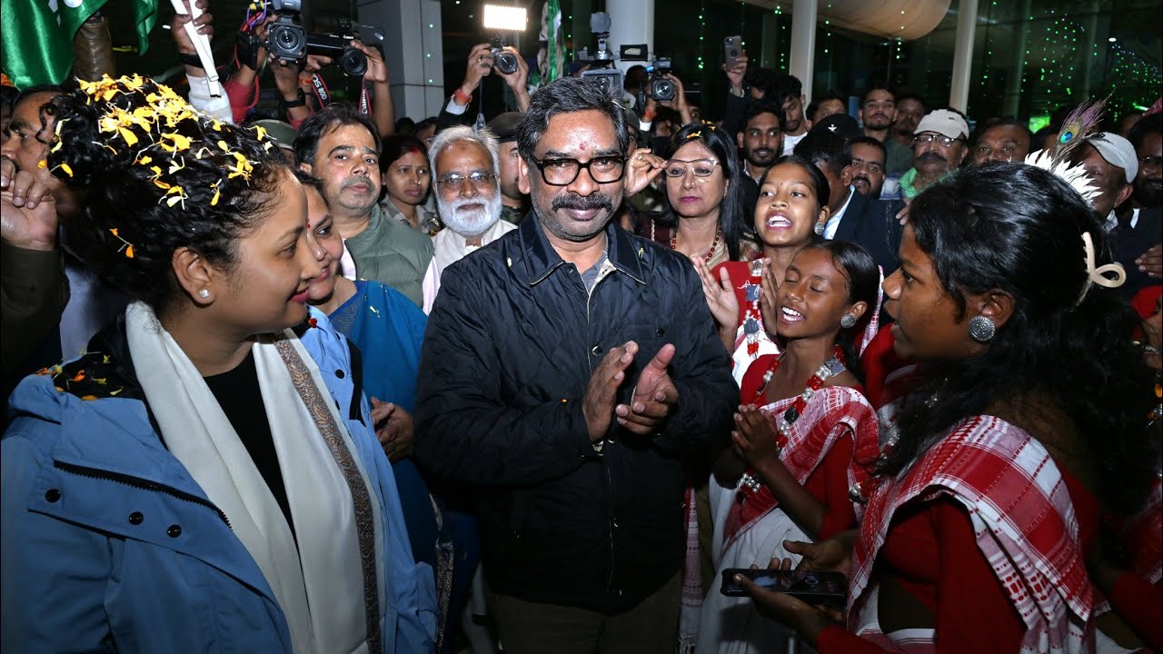 Davos और London से लौटने के बाद क्या बोलें सीएम Hemant Soren ?