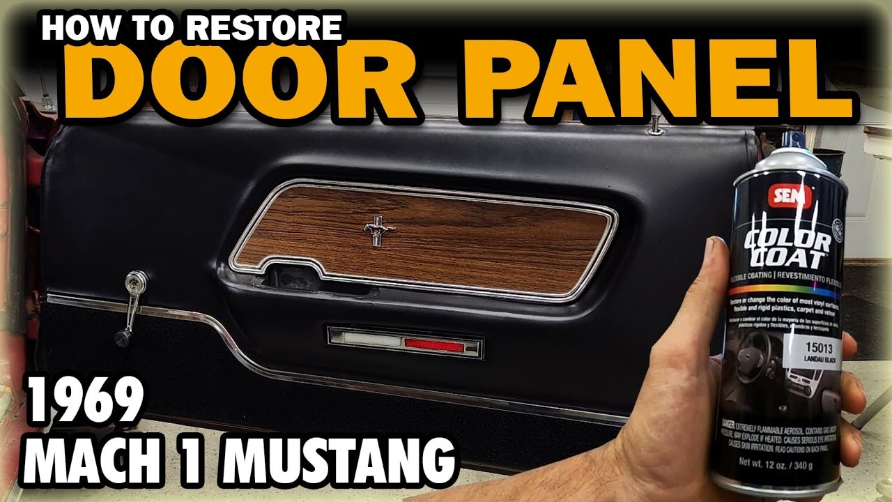 HOW TO RESTORE DOOR PANEL 1969 MACH 1 MUSTANG 