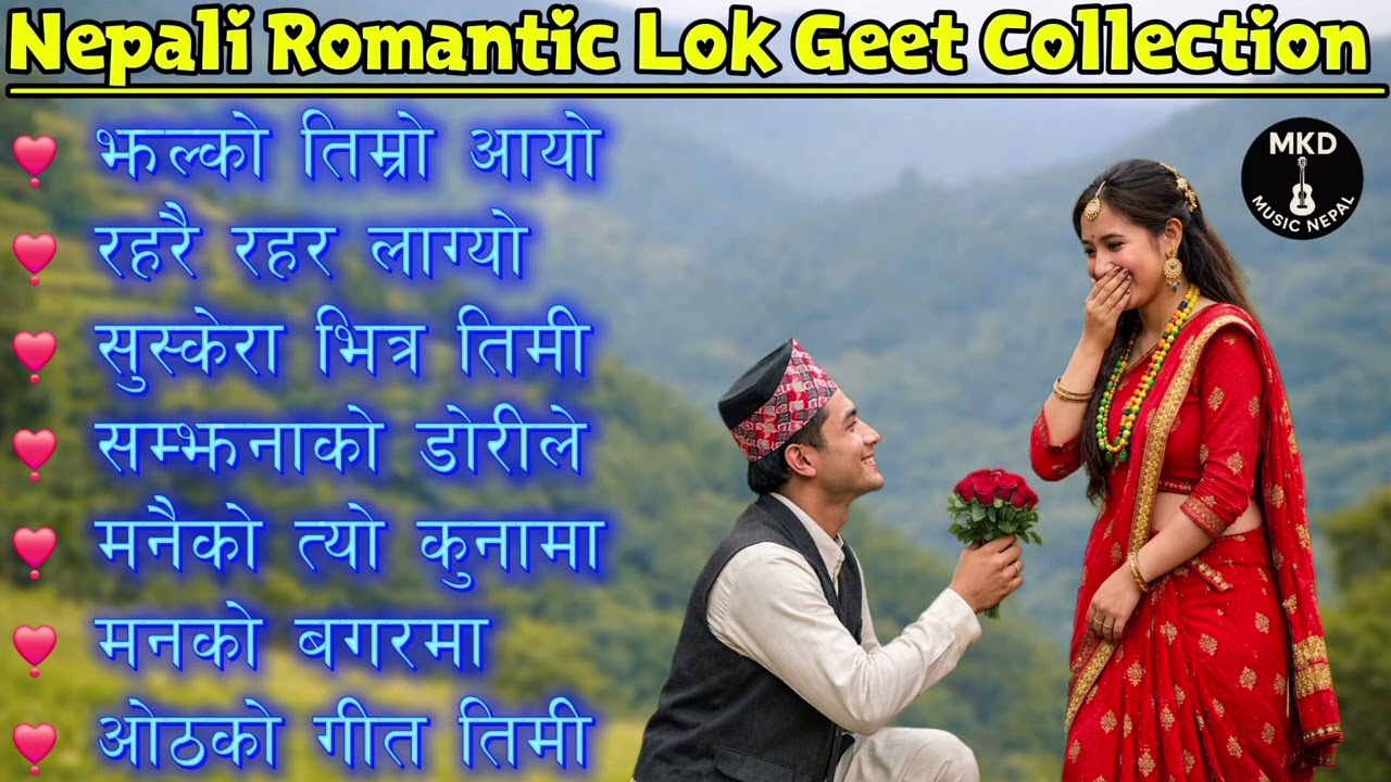 Best Nepali Folk Songs | Nepali Romantic Lok Geet Collection | MKD Music Nepal 