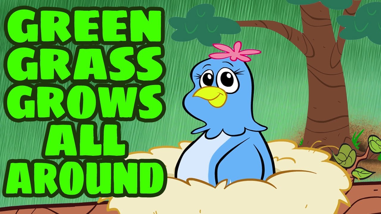 Green Grass Grows All Around - Children's Song with Lyrics - Kids Songs by The Learning Station