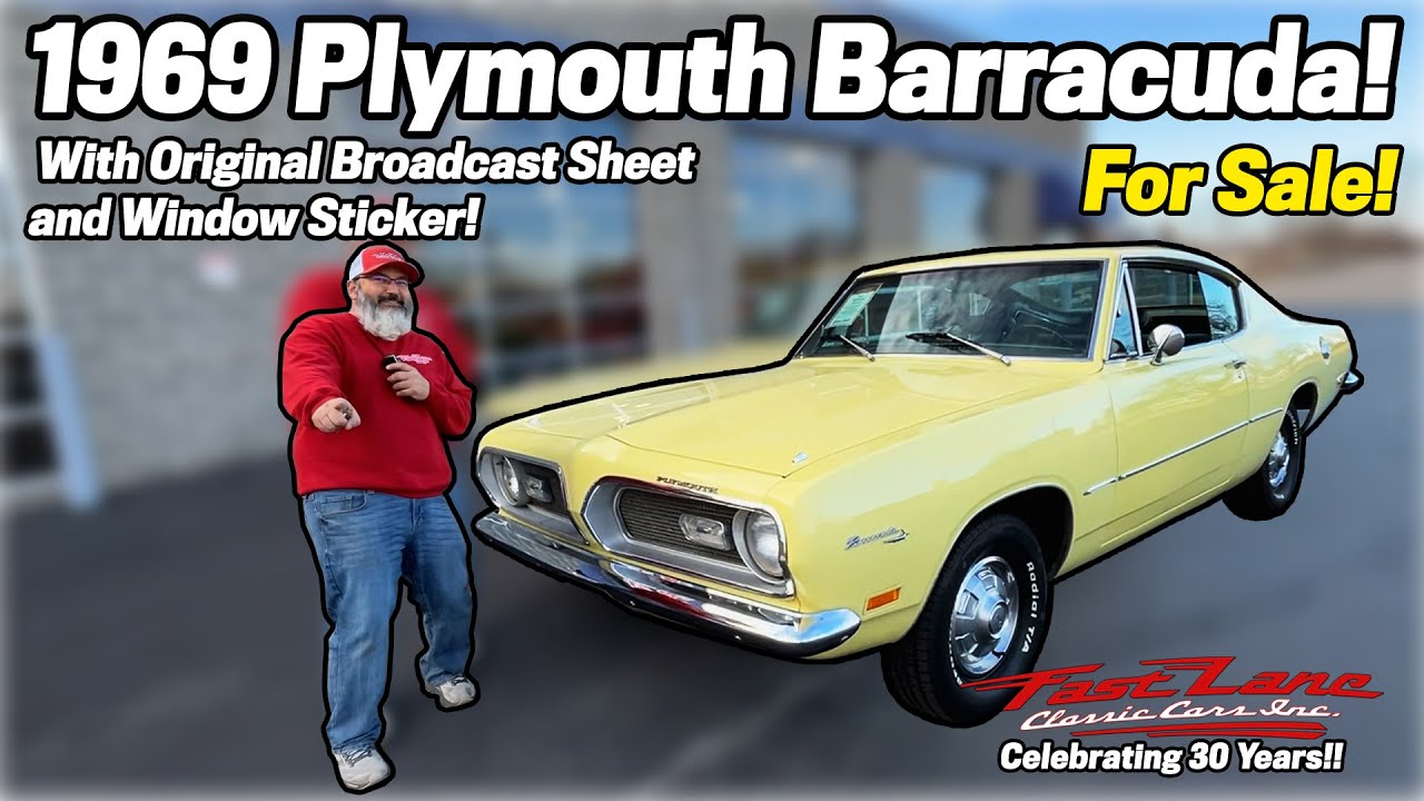 1969 Plymouth Barracuda For Sale at Fast Lane Classic Cars!