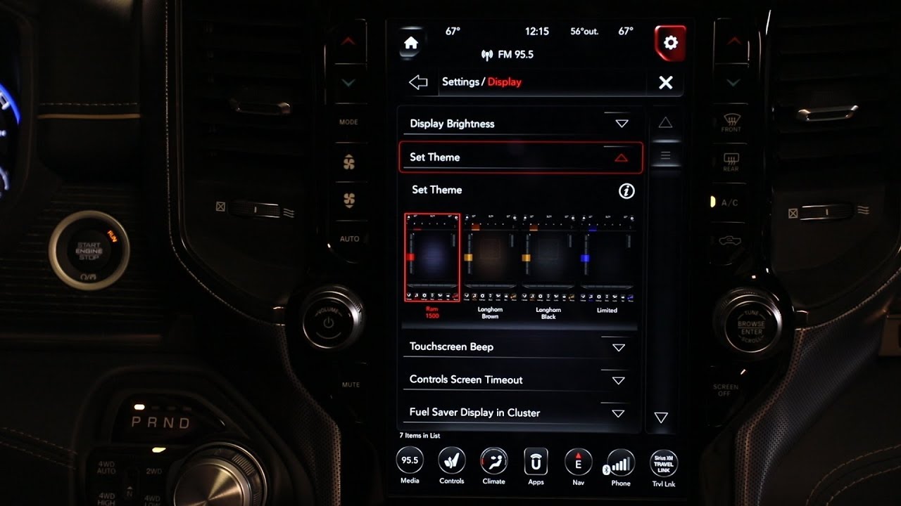 Personalizing the 2019 Ram 1500 Uconnect Display