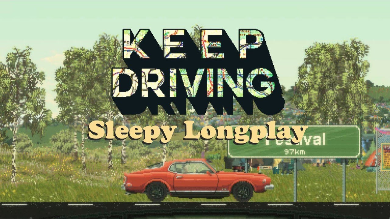 Keep Driving Longplay | Chill Roadtrip RPG | 4 Runs With Different Endings | No Commentary