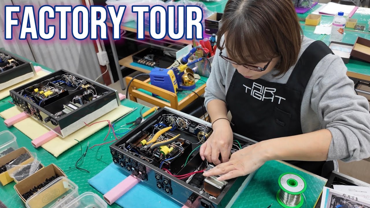 How Japanese High End Tube Amplifiers Are Made | Air Tight Factory Tour