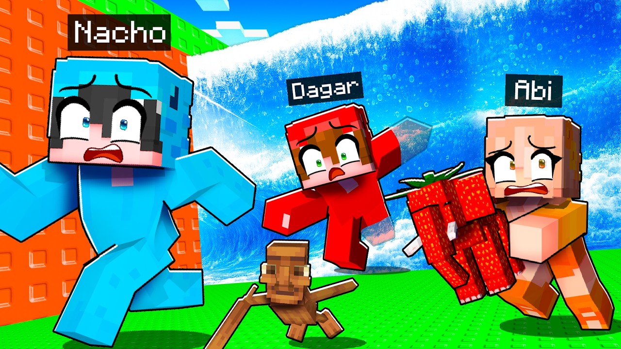Спасись от ЦУНАМИ ради BRAINROT в Minecraft!