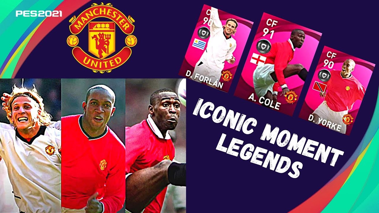 PES 2021 myClub | Iconic Moment Legends | Man. United | Andy Cole, Dwight Yorke & Diego Forlan