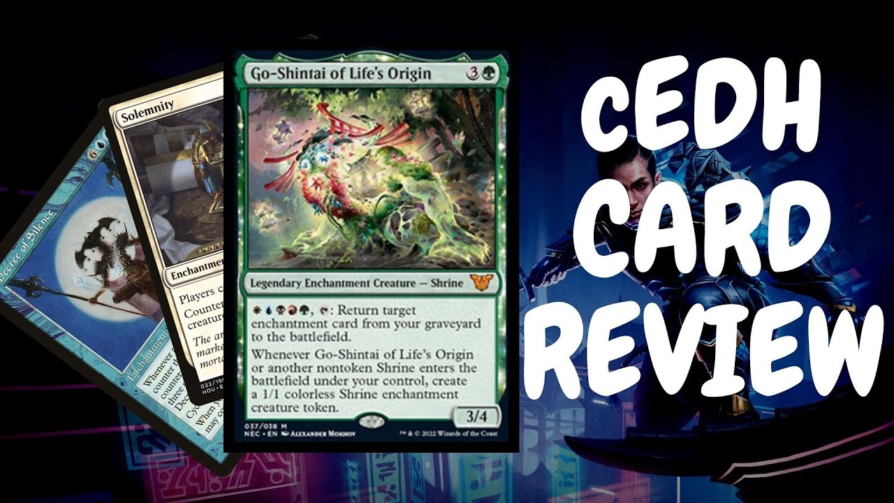 go shintai of life's origin cedh card review an five colored enchantment commander