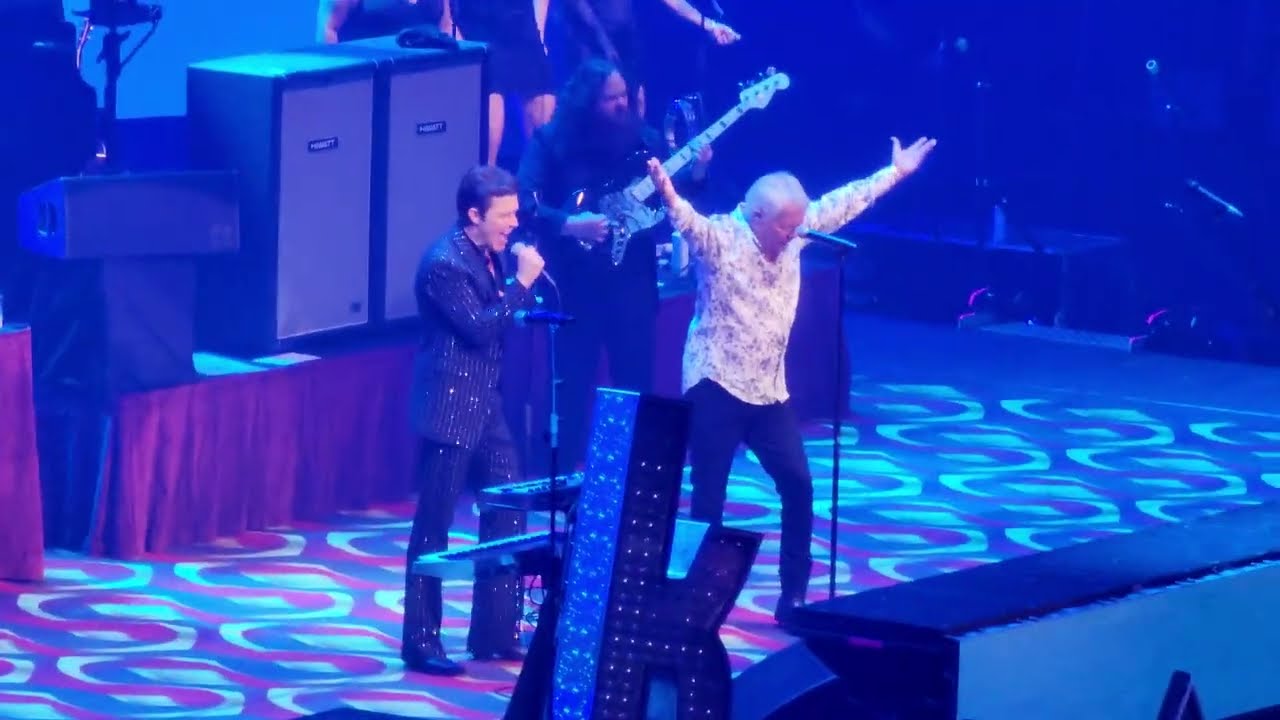 The Killers with Special Guest Iva Davies of Icehouse Singing Electric Blue in Melbourne