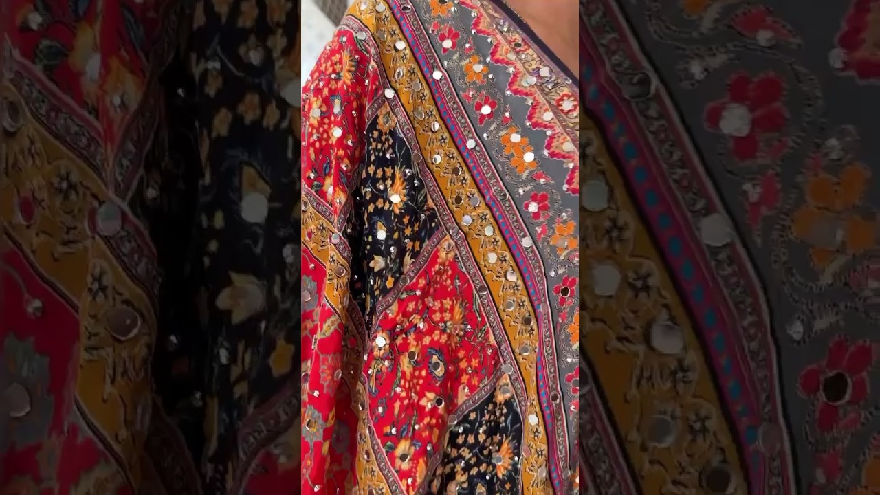 Pakistani mirror work dupatta suit#wedding #fashion #ootd#pakistanisuitdesign#mirrorwork#short#viral