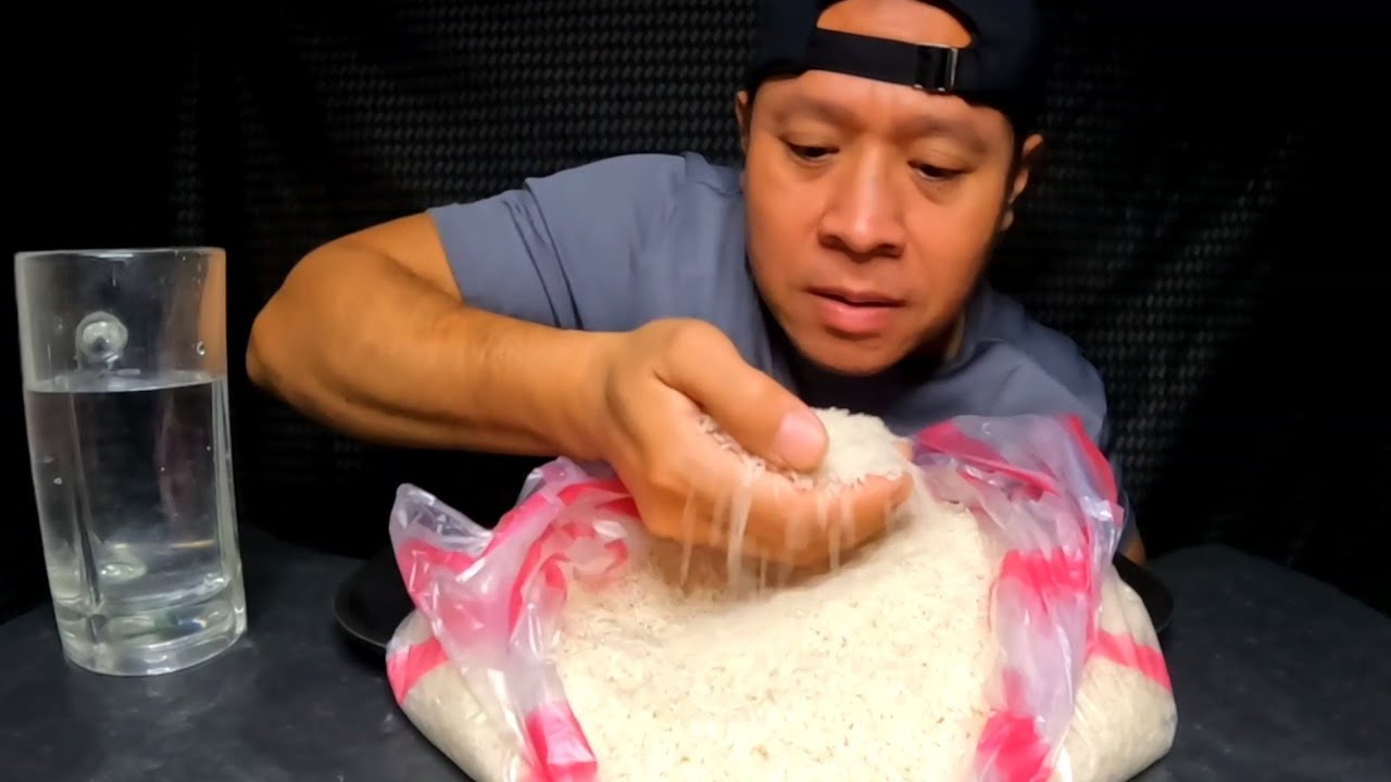 Siap Menghibur Pemirsa‼️RawRiceEating🌾Beras kiloan Thai 200Nt Gurih Renyah Pakai plastic