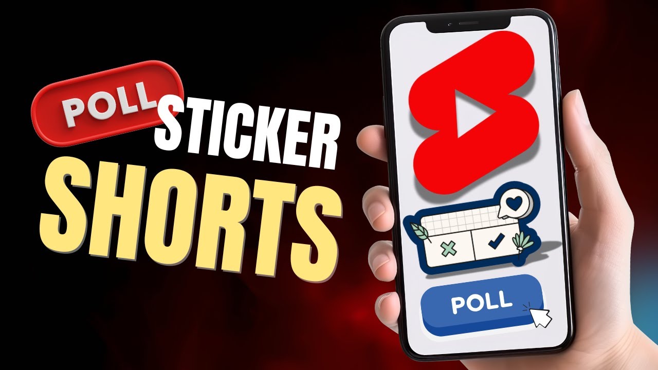 How To Create YouTube Shorts Poll Stickers