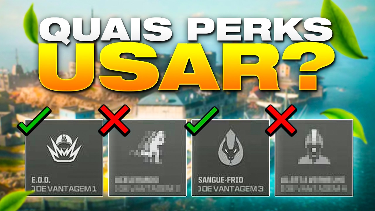 O MELHOR KIT DE VANTAGENS PARA O WARZONE! OS MELHORES PERKS! GUIA PARA INICIANTES