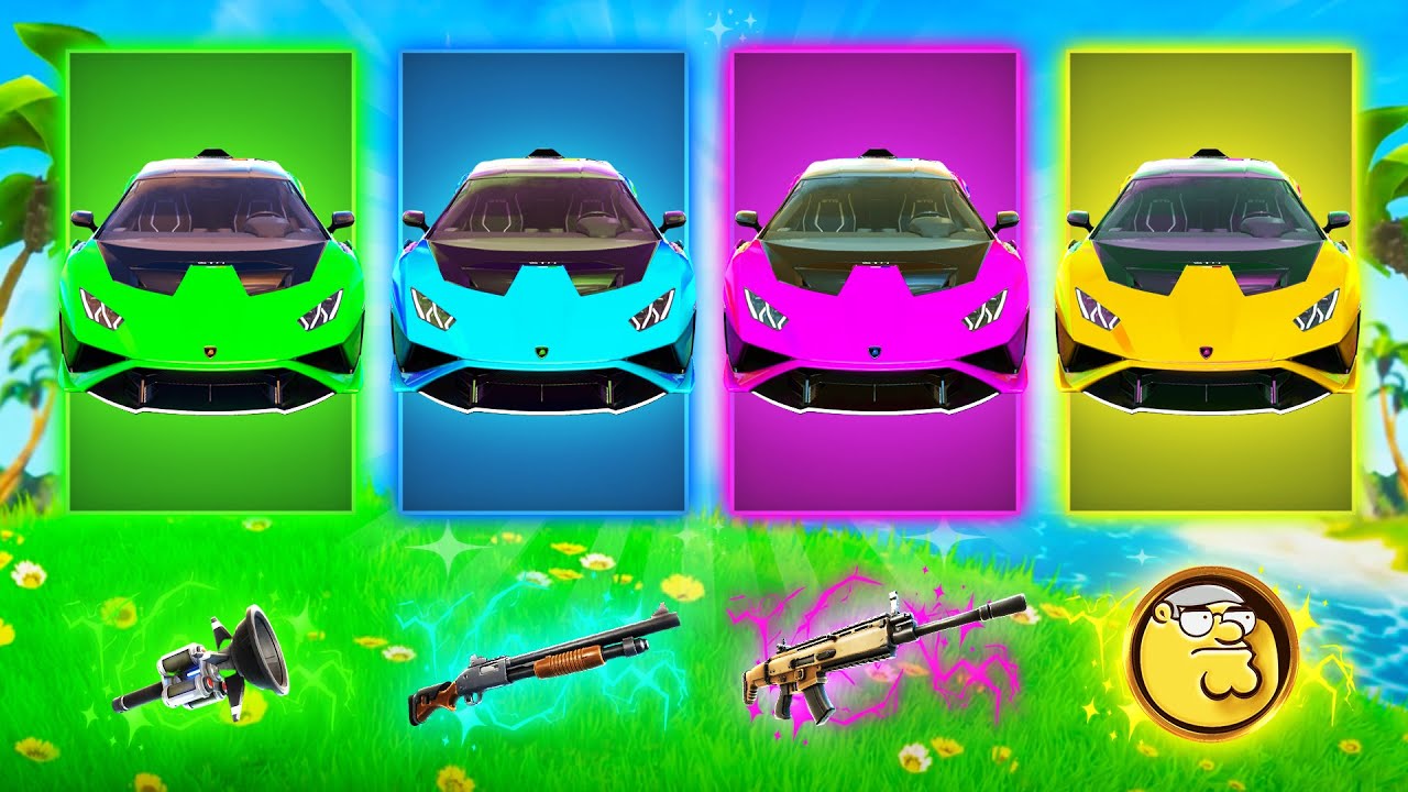 Losowe LAMBORGHINI challenge w Fortnite